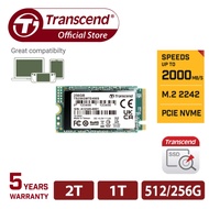Transcend MTE400S M.2 SSD 2242 PCIe NVMe Gen3x4 3D NAND (256GB/512GB/1TB/2TB)