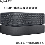 Logitech Ergo K860คีย์บอร์ดบลูทูธไร้สายแบบสองโหมดที่เหมาะกับสรีระคีย์บอร์ดสบาย
