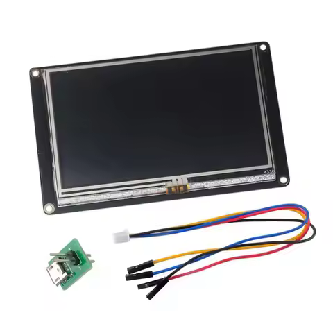 Nextion NX8048K050 5.0" HMI Display Enhanced Resistive Touch TFT 800x480 UART Interface for Arduino/