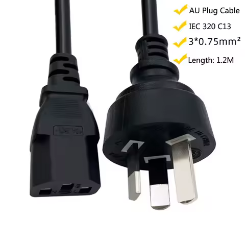 Extension Cord IEC C13 PC Power Cable 220v Australia New Zealand AU Plug Supply For Monitor Projecto