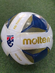 [ของแท้ 100%] Molten F5A1000-TH ลูกฟุตบอล ลูกบอล ลูกฟุตบอลหนังเย็บ เบอร์ 5 ลาย FA Thailand (แถมฟรี เข็มสูบ + ตาข่าย)