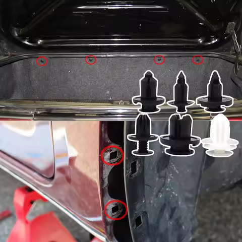 For Honda Civic 7th 8th EU/ES/EP/EM S2000 AP1, AP2 Push Fit Rivet Fastener Bumper Side Skirts Trim U