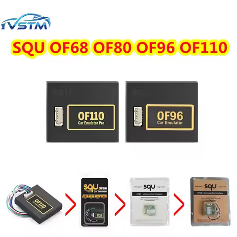 New SQU OF68 OF80 OF96 OF110 Universal Car Emulator Signal Reset Immo Programs Place ESL Diagnostic 