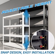 Heavy Duty Rack Storeroom Kitchen Storage Shelf Organiser Warehouse Boltless Shelf Metal Shelf Rack 