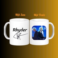 Ly sứ in theo yêu cầu ly sứ in hình Rhyder Anh Trai Say Hichữ ký dễ thương-dung tích 330ml-Kèm túi