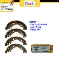 FBK City T9A 2014-2019 Rear Brake Shoe Kasut Jazz Fit T5A Insight TM8 HONDA FK5300