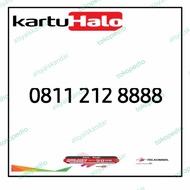 KARTU CANTIK 10 DIGIT~PERDANA TELKOMSEL HALO 11 DIGIT KUARTET 8888