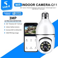 Linke V380 Pro CCTV Camera for house wireless connect phone 360° for home Bulb 1080P WiFi night vision IP security cctv camera