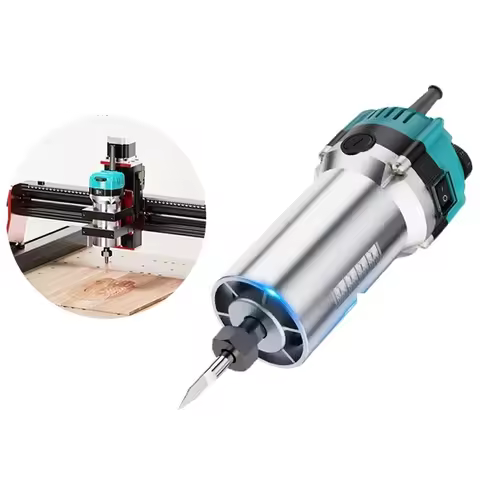 CNC Woodworking Engraving Machine Spindle Air-Cooled 800W Spindle Motor ER11 Chuck Compatible with T