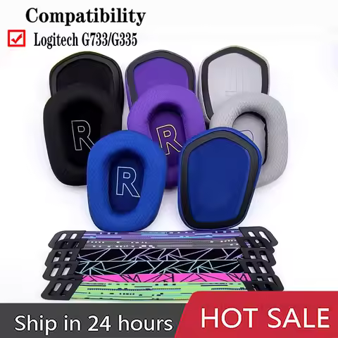 G 733 Ear pads for Logitech G733 KDA Games Headphones Replacement Universal G733 Earmuffs Ear Pillow