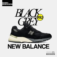 New Balance 992 Black Grey Made in USA 100% Original Sneakers Casual Pria Wanita Sepatu Original Sep