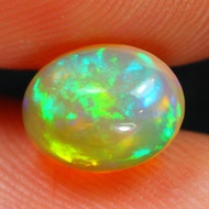 1.51Ct Natural Ethiopia Opal Nice Color Play Loose Gemstone