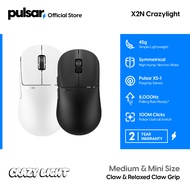 Pulsar X2N CrazyLight Wireless Gaming Mouse | Medium 43g | Symmetrical | XS-1 32K DPI | 8K Polling |