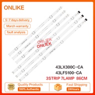 43LF510T / 43LJ510T LG 43นิ้ว LED ไฟด้านหลังทีวี (LAMPU TV ) 43 "LED BACKLIGHT43LF510 43LJ510