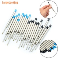 LargeLooking *# 10 Pcs blue ink parker style standard 1.0mm ballpoint pen refills nib medium