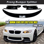 For BMW 3 Series E90 E91 E92 E93 M3 2006-2013 Front Bumper Lip Spoiler Splitter Canard Fog Lamp Gril