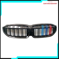 BMW 3 SERIES G20 M-LOOK M-COLOR DOUBLE SLAT FRONT KIDNEY GRILL GRILLE STYLING CAR ACCESSORIES BODY K