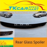 [READY  STOCK] NISSAN SENTRA [N16] 2000-2004 ( KURUMA ) 10 CM WIDTH HIGH QUALITY REAR GLASS SPOILER