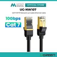 UGREEN Cat 7 Ethernet Cable 10GBPS 600MHZ F/FTP Shielded Gigabit LAN Network RJ45 Cable for Gaming P