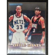 Topps Combos Little Giants Stephon Marbury, Allen Iverson nba card