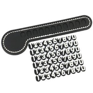 停車卡 音符臨時停車電話號碼牌 （黑色）