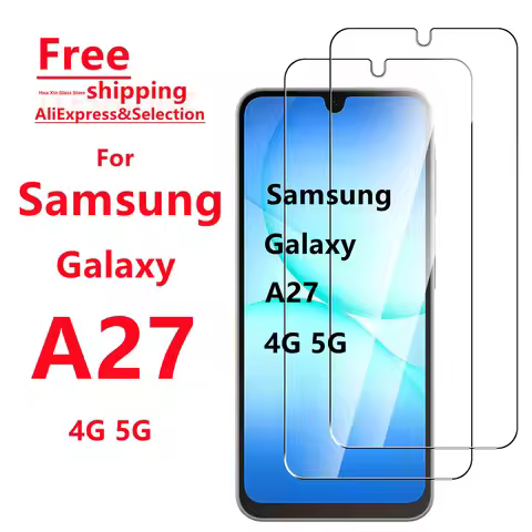 1/4Pcs Tempered Glass Screen Protector for Samsung Galaxy A27 - Smartphone Protection Suitable for S