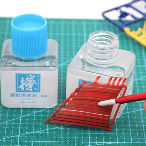 40ML Enamel Thinner Cleaning Solution Panel Line Wash Remover Weathering Liquid for Scale Model Buil