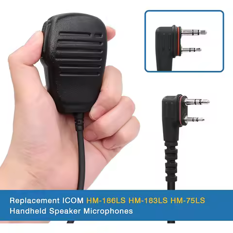 HM-186LS RSM Speaker Microphone for ICOM ID-31A ID-51A ID-52A IP100H IP501H IC-U20GM IC-U20SR IP100F