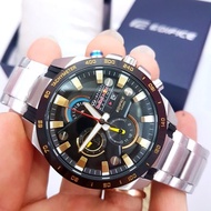 Jam Tangan Casio Edifice EFR 540 Silver White Stainless Steel