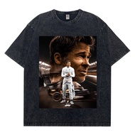 f1 Movie 4dx American Washed Short-Sleeved Top t-Shirt Clothes oversize Harajuku Style Retro