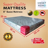 🔥READY STOCK🔥 5inch Quality Vazzo Queen Mattress (Bamboo Fabric) Tilam Kelamin