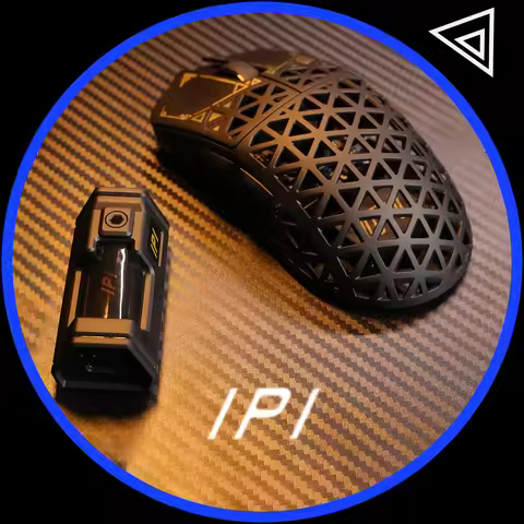 IPI Piao Float Wireless 8k Mouse 3 Mode Bluetooth Dual 8k Carbon Hell Out Gaming Esports Lightweight
