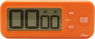 LINKSY LTF081OR Kitchen Timer (Digital) Orange, 4.5 x 1.8 x 0.6 inches (115 x 46 x 14 mm), Large Dis
