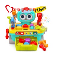Toys for 1 Year Old Boy Toys - Robot Work Bench Toddler Toys Age 1-2 11-in-1 Tool Set 2 Year Old Boy