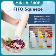 Botol Sos / Balang Sos 1st in 1st Out Squeeze Dispensing Refillable fifo Sauce Bottle Jar with Lid f