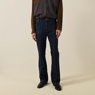 【NaSuBi Vintage】明線綴飾低腰古著牛仔褲