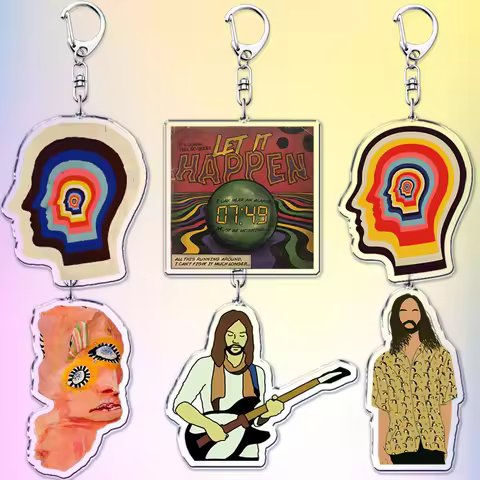 Classic Indie Music Keychains for Women Accessories The Less I Know The Better The Slow Rush Musical