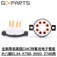 American CMC Teflon Bakelite 4 Pins 9 Pins 8 Pins Tube Holder 300B 274B 12AX7 KT88 ECC83