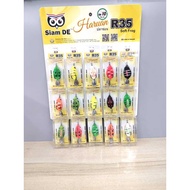 Siam De R35 Soft Rubber Frog Lure 3.5CM 4g Topwater Fishing Bait for Snakehead & Bass