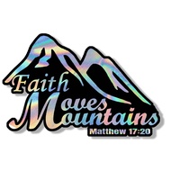 Christian /Jesus / Bible Verse Waterproof Sticker Holographic for Motorcycle