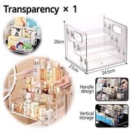 3 Tier Acrylic Rack Storage Box Perfume Stand Holder Cosmetics Display Shelf Stackable Desktop Trans