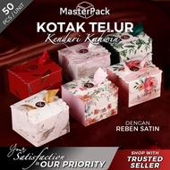 [ 50 PCS ] Kotak telur majlis khawin Doorgift box kenduri utk gula-gula/coklat/kek Gift box MURAH