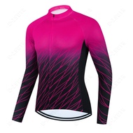 Men Cycling Long Sleeve Cycling Jersey MTB Cycling Clothing Breathable Bicycle Maillot Ropa Ciclismo Bike Clothes SportweMar