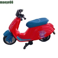 MAOYE Motorcycle Model, Cartoon Electric Scooter Mini Motorcycle, Home Decor Motobike Metal Cute All