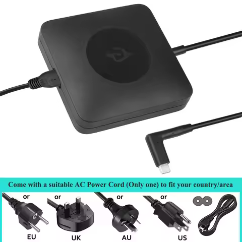 UL 65W USB C AC Adapter Charger for Dell Pro 14 13 16 Plus PB14250 PB13250 DB06250 PC16250 Premium P