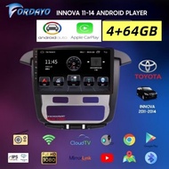 Fordayo Toyota Innova 2011-2014 9" Android Player 4+64GB | CarPlay Android Auto