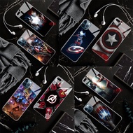 for OPPO A3s A5 A5s A7 AX5s AX7 F5 A73 F7 F9 Pro Tempered glass case L111 Avengers Coque