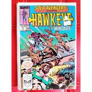 Solo Avengers 11 Marvel Comic Book VF 1988 Hawkeye, Hercules