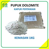 DOLOMITE FERTILIZER 1 KG PACKAGING AGRICULTURAL LIME