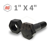 HTB GRADE ASTM A325 STEEL BOLT + 2H NUT 1 X 4